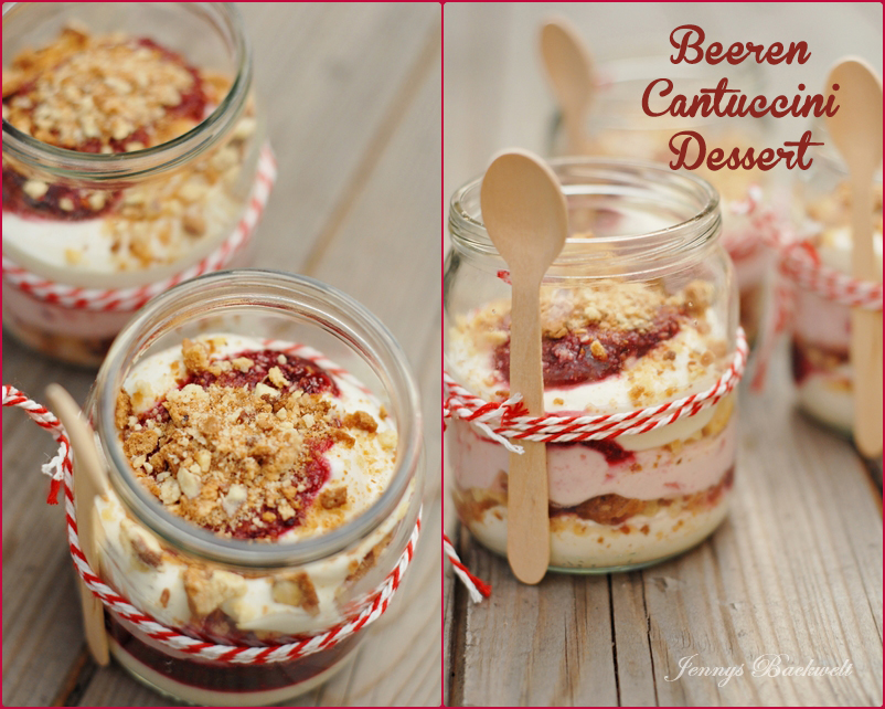 Beeren Cantuccini Dessert