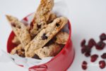 {In der Weihnachtsbäckerei} Lebkuchen Cantuccini mit Cranberries