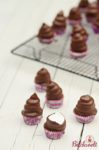 Hi Hat Mini Cupcakes oder auch Schokocupcakes mit Schaumkusskrone