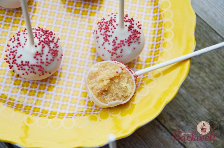 Zitronen Cake Pops - Jennys Backwelt